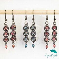 Captive Czech glass earrings