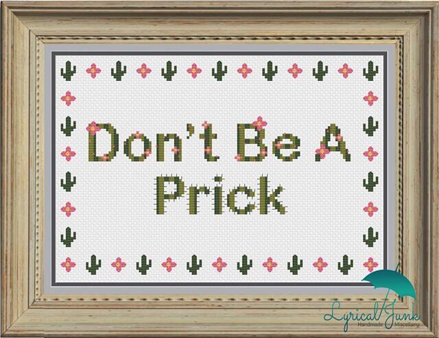 Don't Be A Prick_framedviewlogo