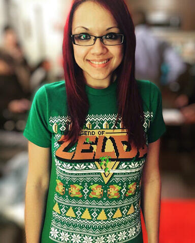 Zelda shirt portrait